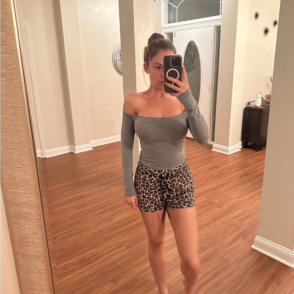 Off the shoulder long sleeve